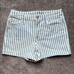 Universal Thread Women's Striped Denim Shorts